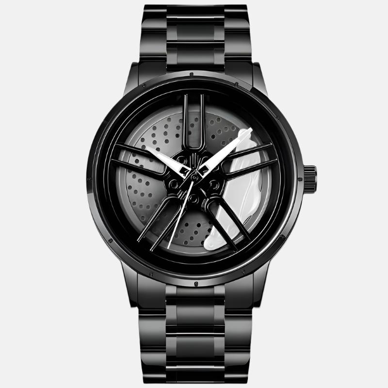 IMPERIOUS Men's Watch New Wheels Rolling Analog Stainless Steel || Quartz Movement|| Water Resistant Wristwatch - White