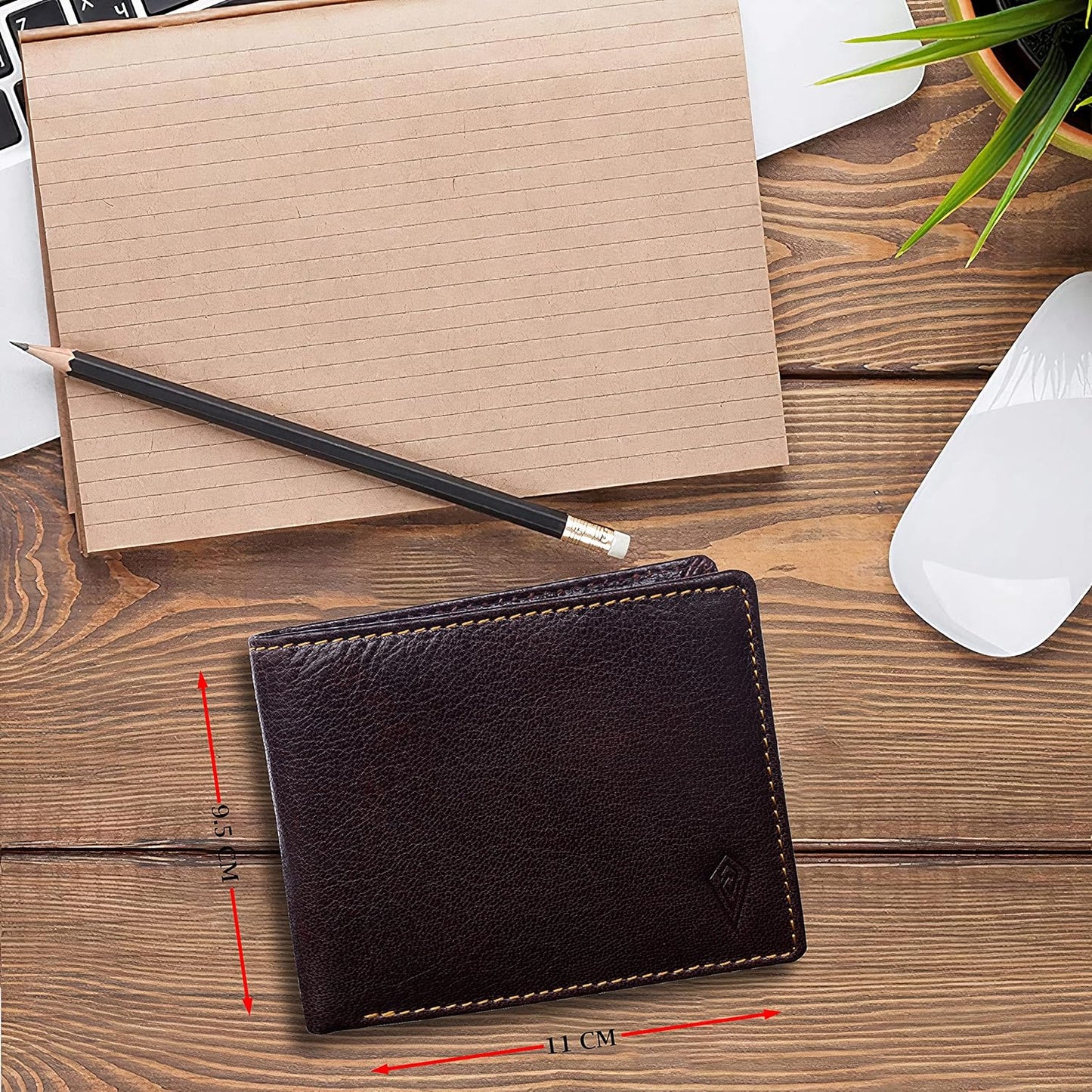 RFID Protected Genuine Leather Wallet