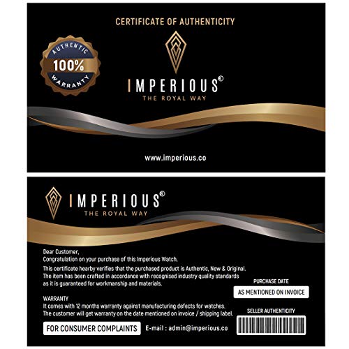 IMPERIOUS - THE ROYAL WAY Analogue Women's Watch (Silver Dial)