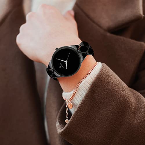 Imperious Analogue Women's Watch (Black Dial)