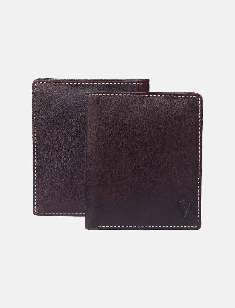 THE ROYAL WAY Brown Leather Men's Wallet