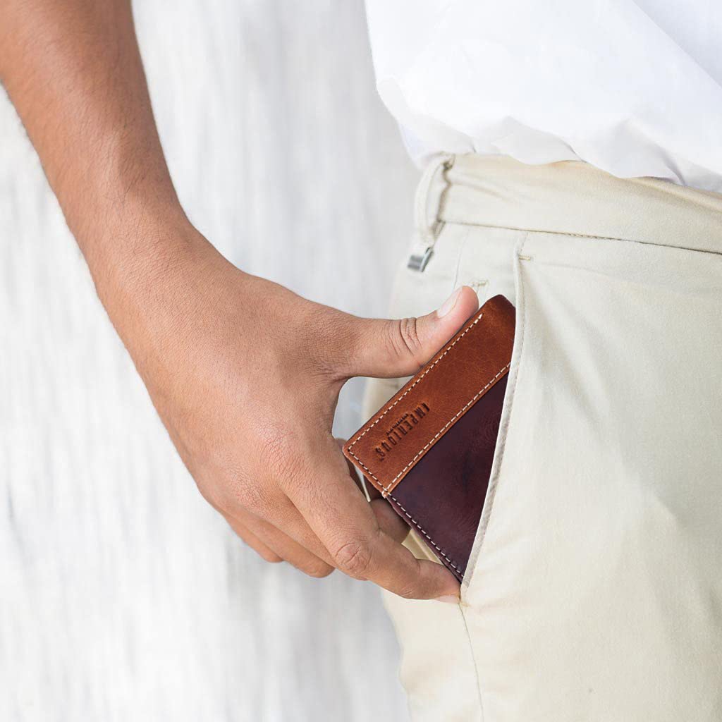 Men's Genuine Leather Wallet (Italian Brown)