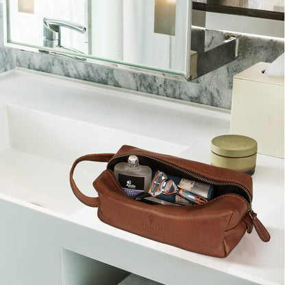 Brown Toiletry bag (B-3) Cosmetics Case