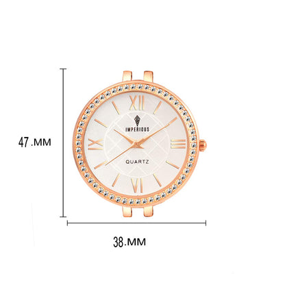 IMPERIOUS - THE ROYAL WAY Analogue Silver Dial Women's Watch