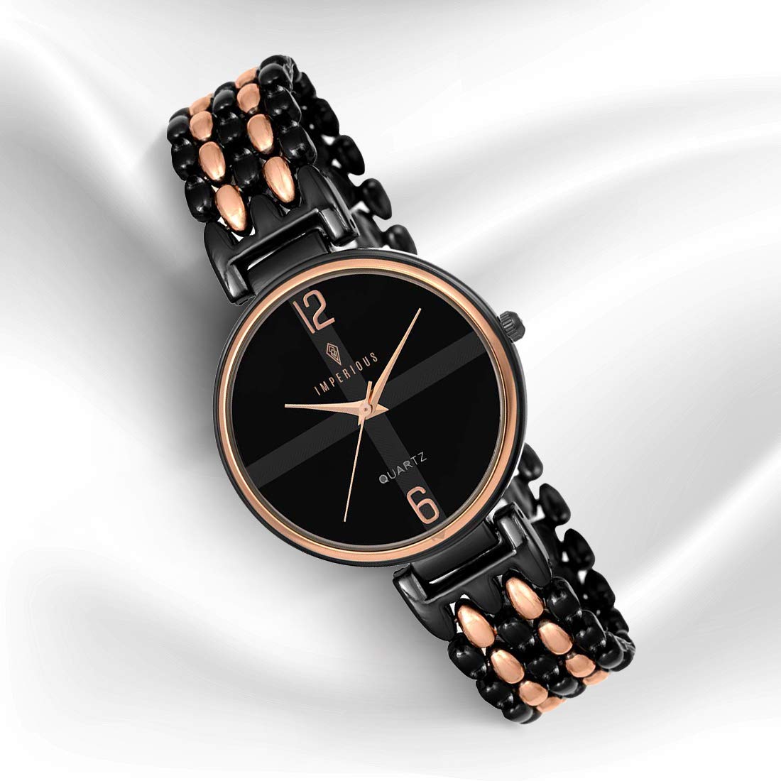 Imperious Women's Watch Black Dial & Black Colored Strap