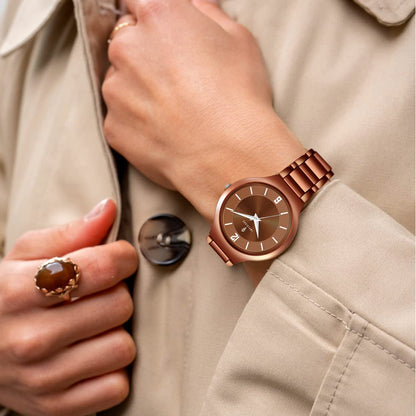 IMPERIOUS Analog Dial Women's Watch | Copper Brown