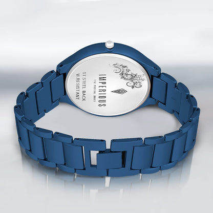 IMPERIOUS Analog Dial Women's Watch|Ladies Wrist Watch|Strap Watches for Girls/Female|Stylish Fashionable Watches for Women and Girls|Classy Womens Watches|Gifts for Women| Sapphire Blue