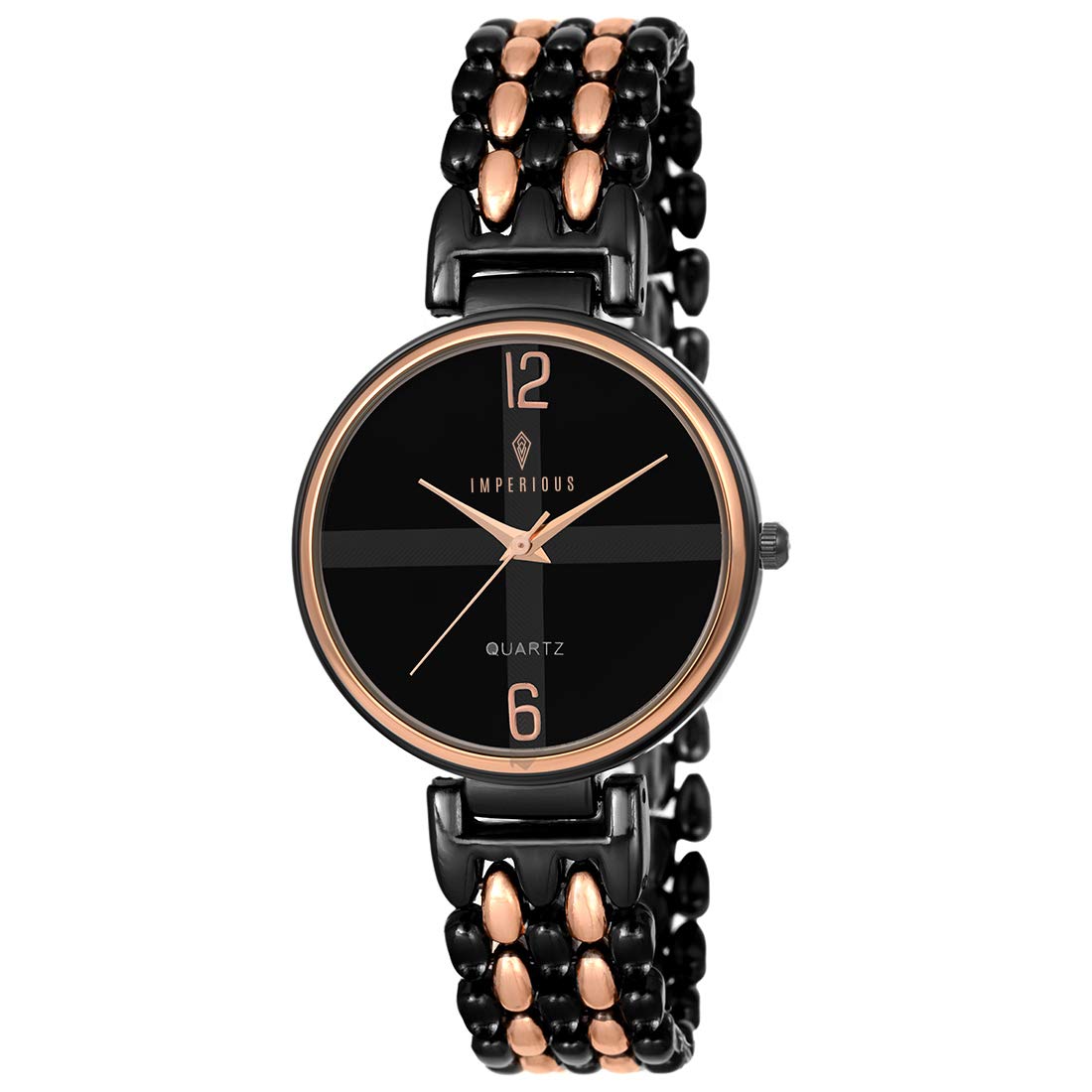 Imperious Women's Watch Black Dial & Black Colored Strap