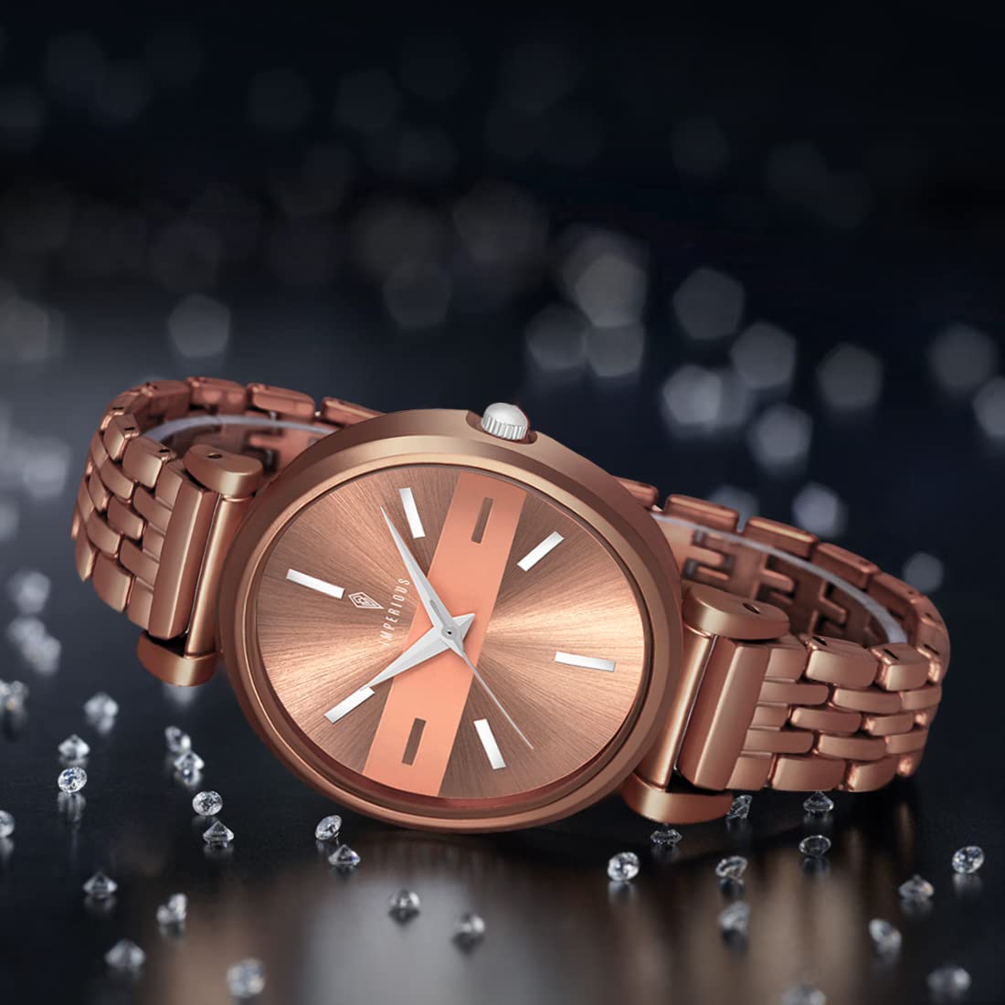 Imperious Analogue Dial Golden Brown