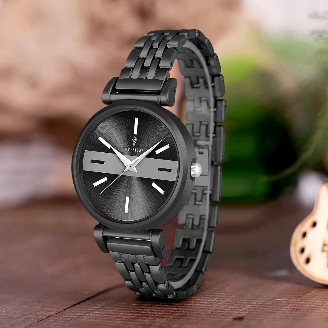 Imperious Analogue Wrist Watch Stylish Black