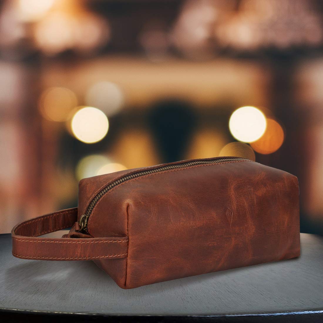 Brown Toiletry Bag (B-2) Cosmetics Case