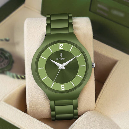 Imperious Analogue Dial Women's Watch Military Green