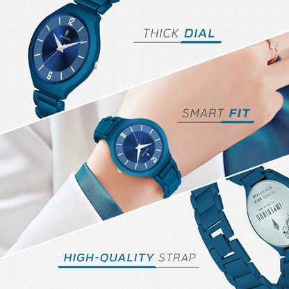 IMPERIOUS Analog Dial Women's Watch|Ladies Wrist Watch|Strap Watches for Girls/Female|Stylish Fashionable Watches for Women and Girls|Classy Womens Watches|Gifts for Women| Sapphire Blue