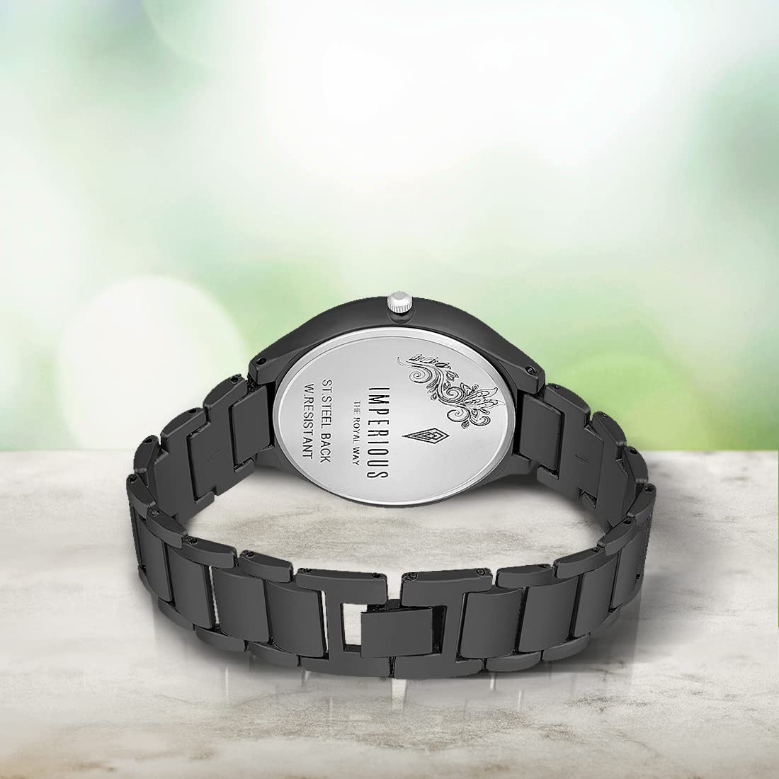 IMPERIOUS Analog Dial Women's Watch|Ladies Wrist Watch|Strap Watches for Girls/Female|Stylish Fashionable Watches for Women and Girls|Classy Womens Watches|Gifts for Women| Charcoal Black