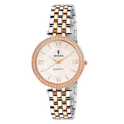 IMPERIOUS - THE ROYAL WAY Analogue Silver Dial Women's Watch
