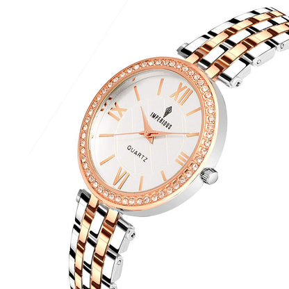 IMPERIOUS - THE ROYAL WAY Analogue Silver Dial Women's Watch