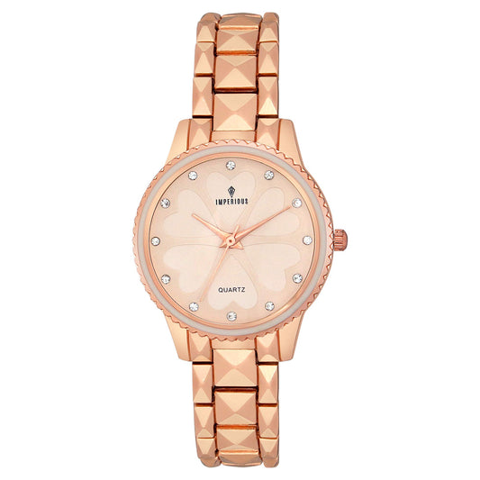 Analogue Women's Watch - Gold