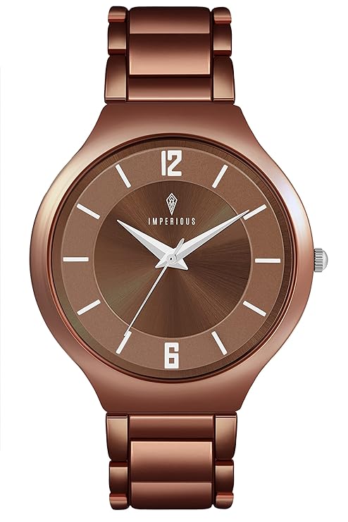 IMPERIOUS Analog Dial Women's Watch | Copper Brown