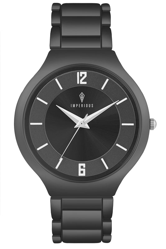 IMPERIOUS Analog Dial Women's Watch|Ladies Wrist Watch|Strap Watches for Girls/Female|Stylish Fashionable Watches for Women and Girls|Classy Womens Watches|Gifts for Women| Charcoal Black
