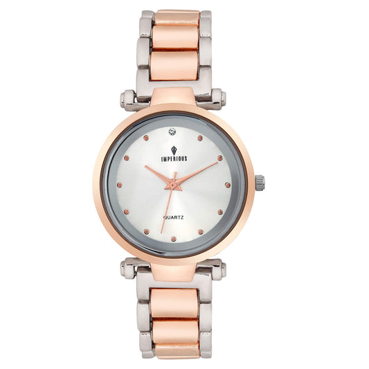 Analogue Women's Watch (Silver Dial)-Imperious