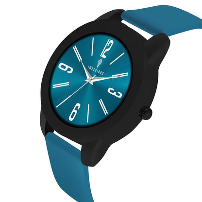 IMPERIOUS - THE ROYAL WAY Watches for Men Round Analogue Stainless Steel Dial Men Watch with Silicon Adjustable Strap Watches For Men