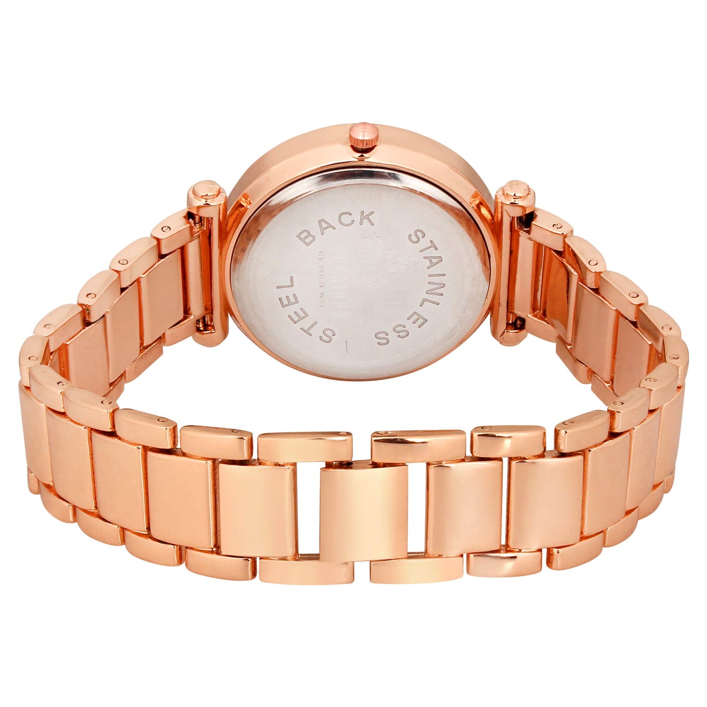 Imperious Round Dial Analouge Women's Wrist Watches-Gold