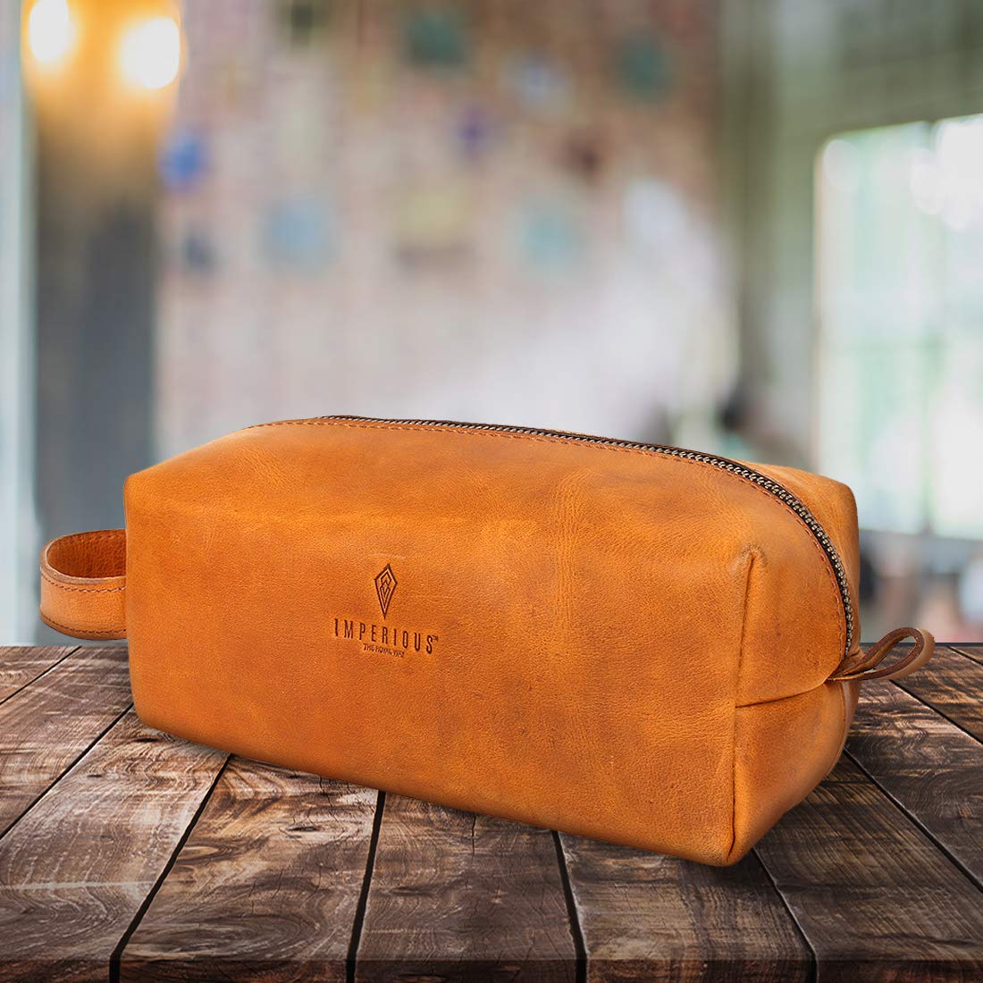 Brown Toiletry Bag (B-1) Cosmetics Case