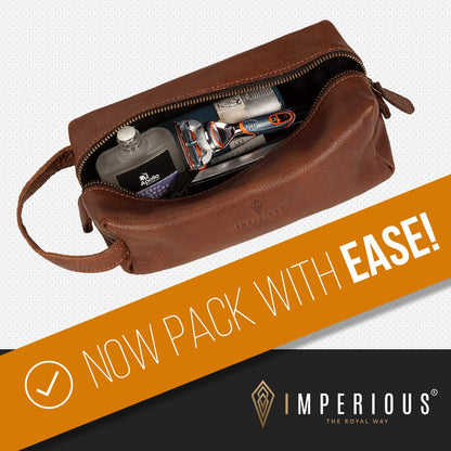 Brown Toiletry bag (B-3) Cosmetics Case