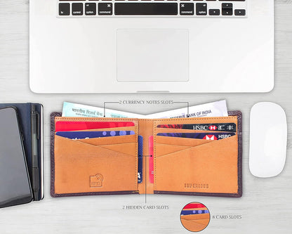 RFID Protected Genuine Leather Wallet