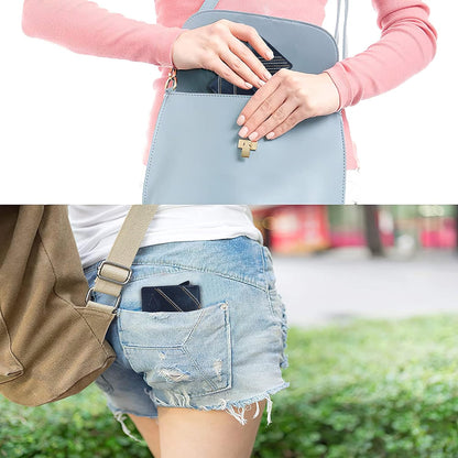 THE ROYAL WAY Unisex Genuine Leather Debit Credit RFID Blocking Card Holder Wallet (Vintage Navy)