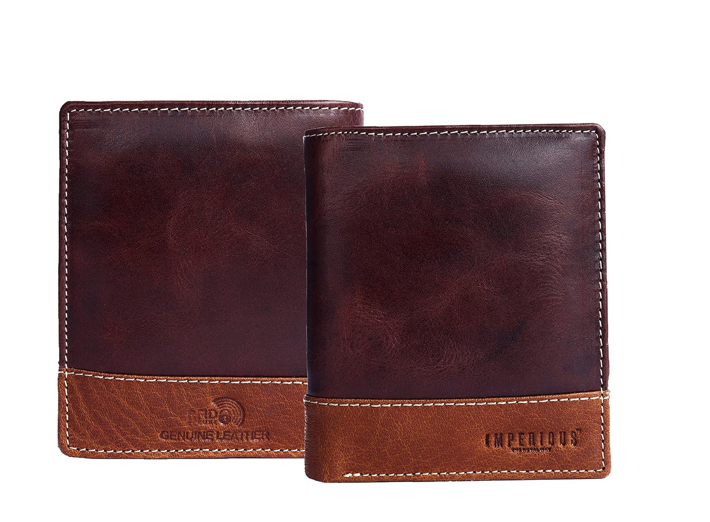 Men's Genuine Leather Wallet (Italian Brown)