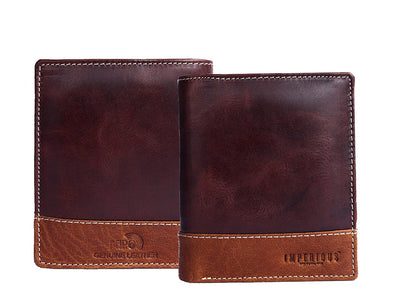 Men's Genuine Leather Wallet (Italian Brown)