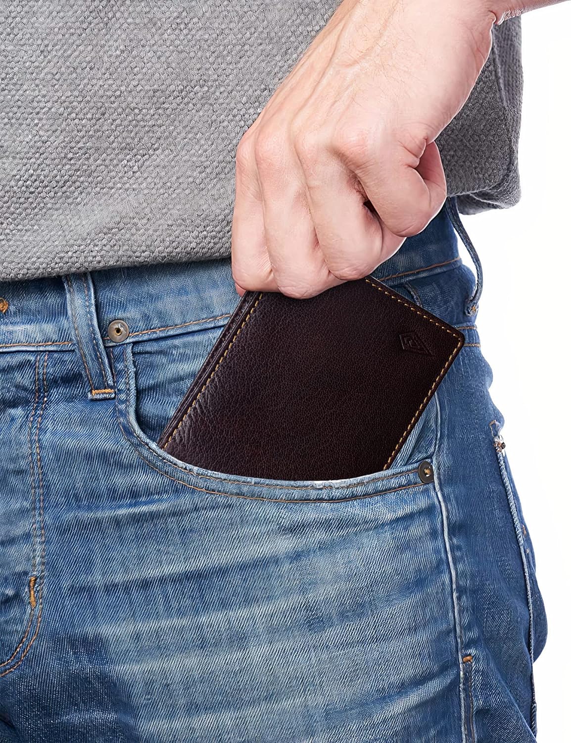 RFID Protected Genuine Leather Wallet