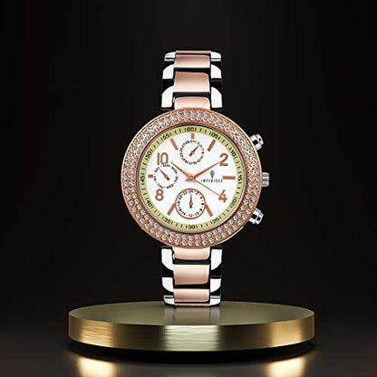 Imperious Stainless Steel Dial Wrist Watches for Women Stylish Belt Ladies Watch - Water Resistant Womens Watches