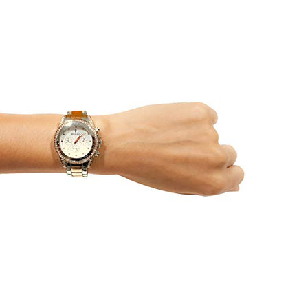 Imperious Stainless Steel Dial Wrist Watches for Women Stylish Belt Ladies Watch - Black Water Resistant Womens Watches