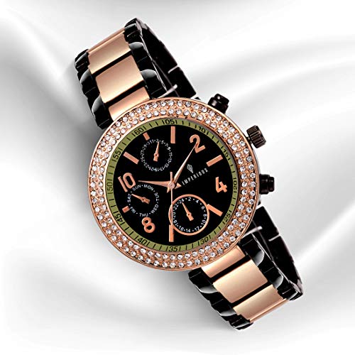 Imperious Stainless Steel Dial Brown Water Resistant