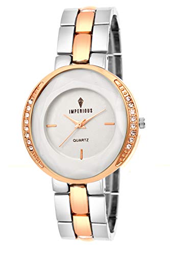 IMPERIOUS - THE ROYAL WAY Automatic Movement Analogue White Dial Women's Watch