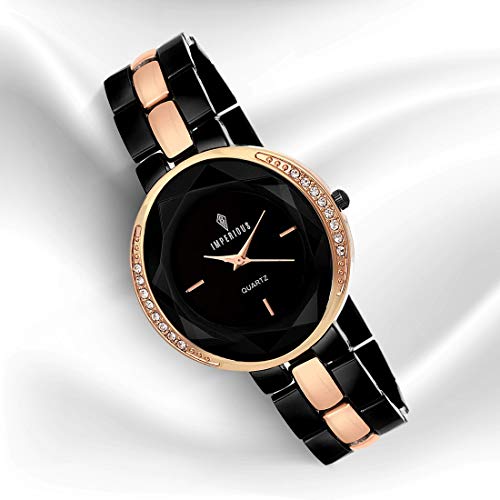 IMPERIOUS - THE ROYAL WAY Analogue Women's & Girl's Watch (Black Dial)