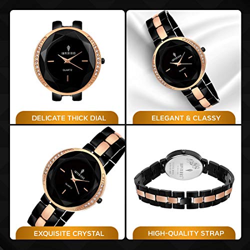 IMPERIOUS - THE ROYAL WAY Analogue Women's & Girl's Watch (Black Dial)