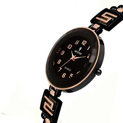IMPERIOUS - THE ROYAL WAY Analogue Black Dial Women's Watch