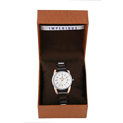 IMPERIOUS - THE ROYAL WAY Analogue Women's Watch (Silver Dial)