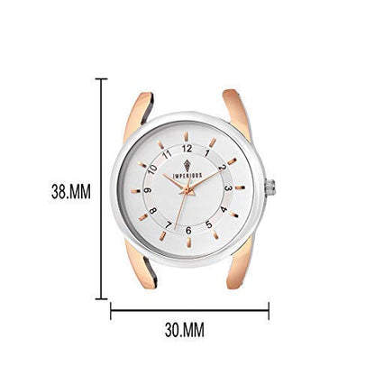 IMPERIOUS - THE ROYAL WAY Analogue Women's Watch (Silver Dial)