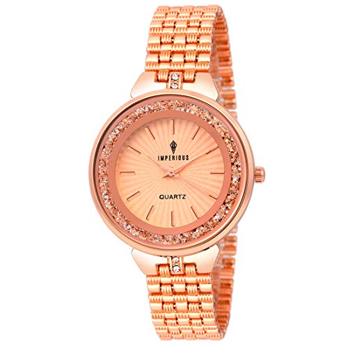 Imperious Analogue Women's Watch-Gold