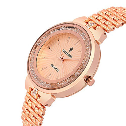 Imperious Analogue Women's Watch-Gold
