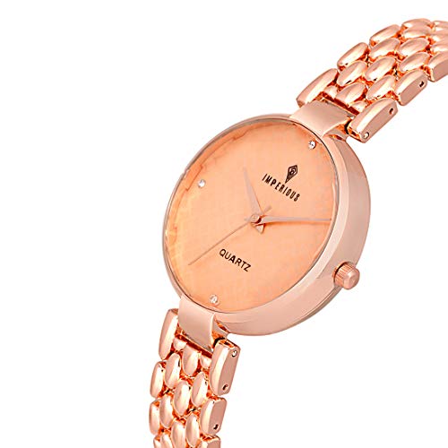 Imperious Analogue Gold Dial Women's & Girls' Watch