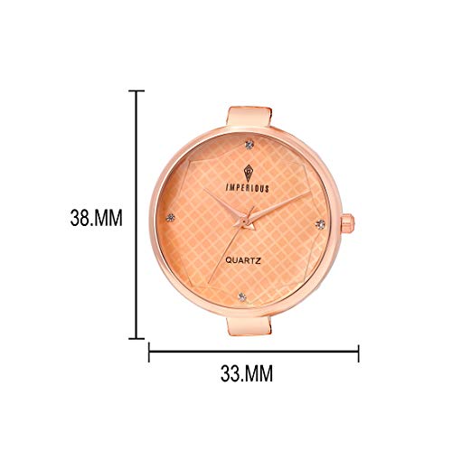 Imperious Analogue Gold Dial Women's & Girls' Watch