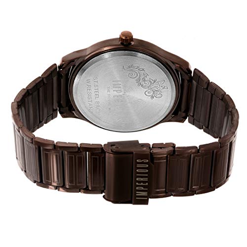 IMPERIOUS - THE ROYAL WAY Analogue Men's & Boy's Watch (Brown Dial, Brown Colored Strap)