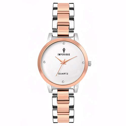 IMPERIOUS - THE ROYAL WAY Analogue White Dial Women's Watch