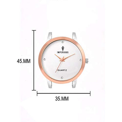 IMPERIOUS - THE ROYAL WAY Analogue White Dial Women's Watch