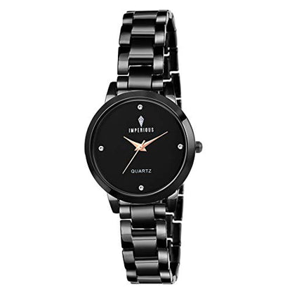 IMPERIOUS - THE ROYAL WAY IMPERIOUS Analogue Black Dial Women's Watch-131